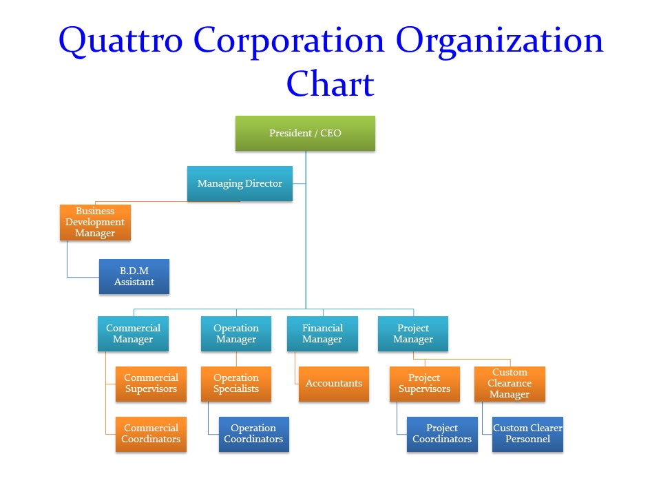 Quattro organization chart